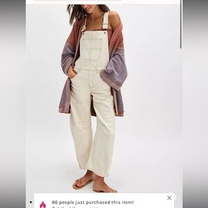 free people we the free good luck barrel overalls